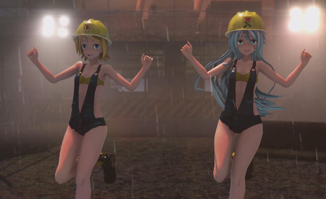 [MMD R18] Miku + Rin as sexy workers [A]ddiction 4k【度云/1.46G】-神域次元