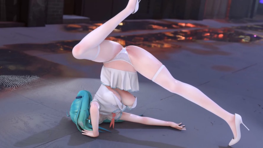 [MMD/4K] MIKU – Layin’ Low – 初音 [215MB]-神域次元