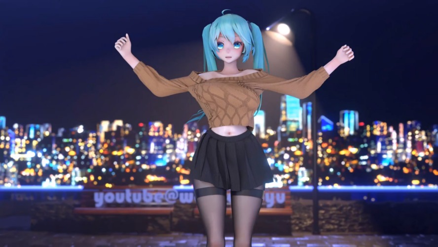 [MMD/4K] MIKU – WA DA DA – 初音 [206MB]-神域次元