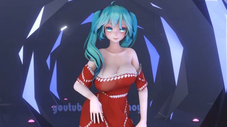 [MMD/4K] MIKU – thumbs up – 初音 [215MB]-神域次元