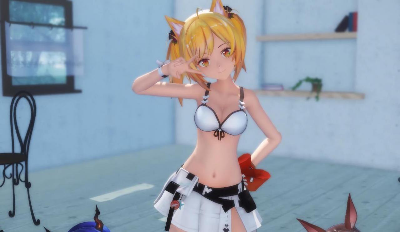 [MMD/4K画质] シュレディンガイガーのこねこ [470M]-神域次元