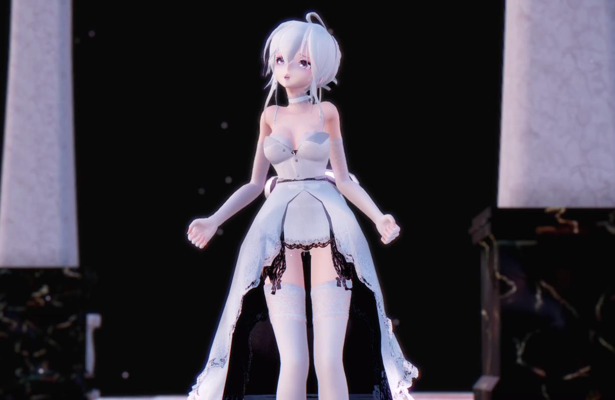 [MMD/4K] 「Tears」 – HAKU [427MB]-神域次元