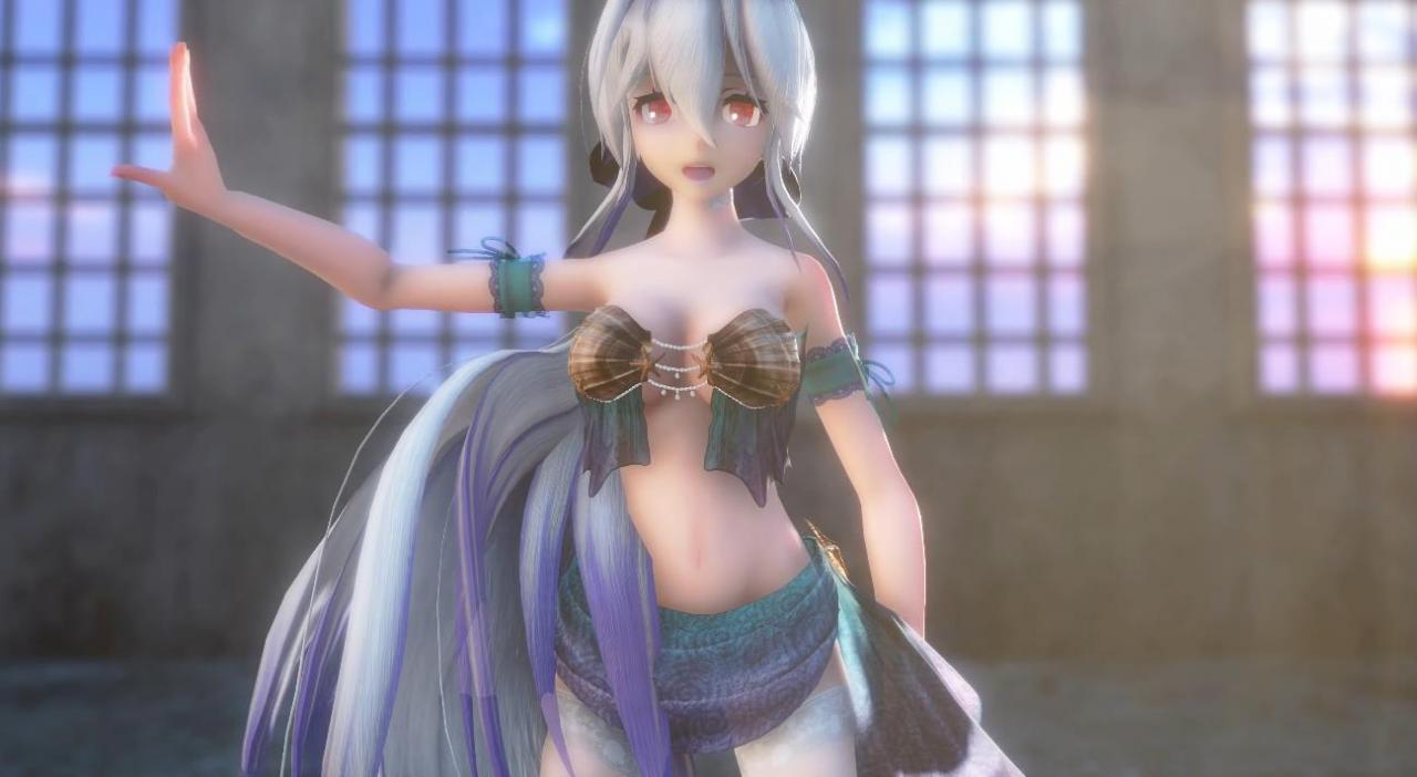 [MMD/4K] FINAL Judgment – Tda Sea Blue haku [620M]-神域次元