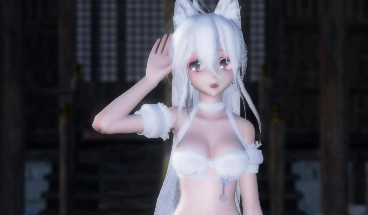 [MMD/4K]再 会 – Tda Milky Lullaby Haku [565M]-神域次元