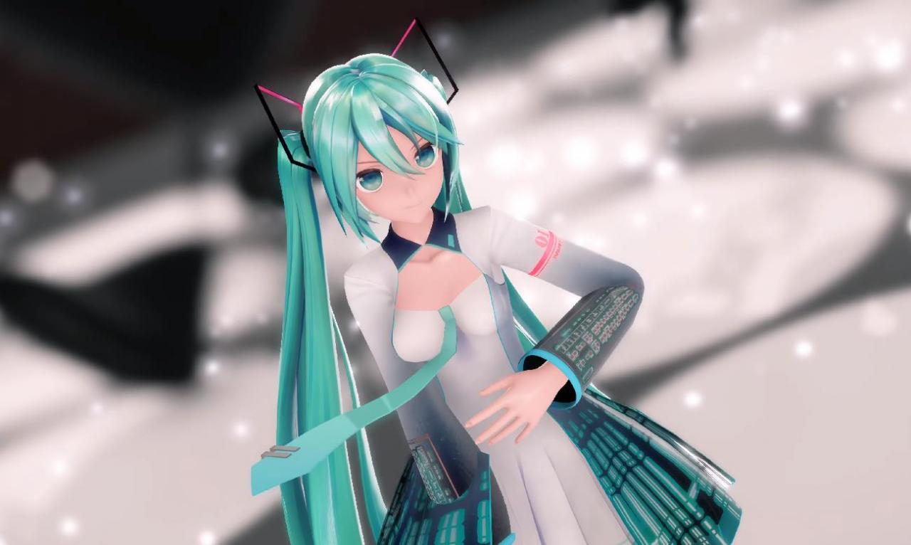 [MMD/4K画质]YYB式初音ミクで「BURNING」ちゃんと揺れるわいちゃん [454M]-神域次元