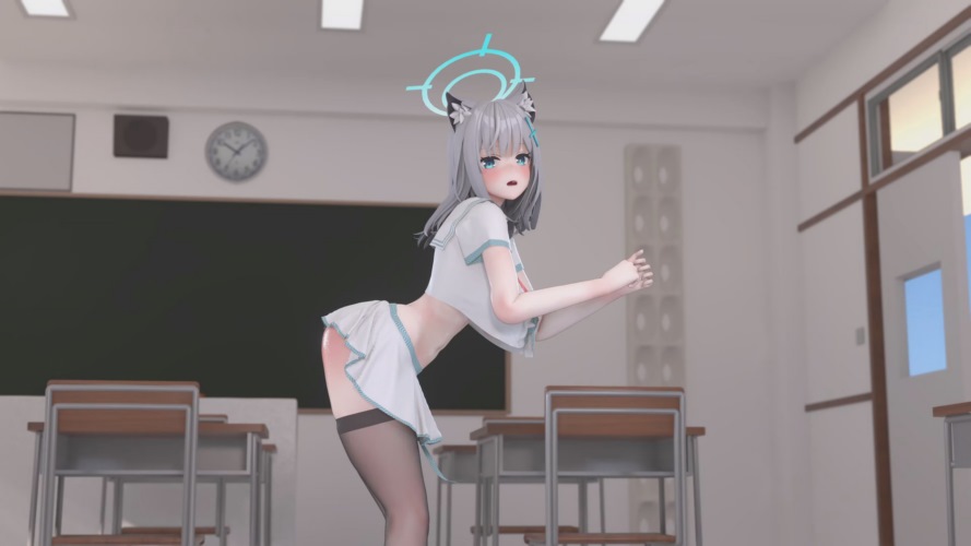 [MMD/4K画质] Shiroko – Nice Body – 砂狼白子 [1V/291M]-神域次元