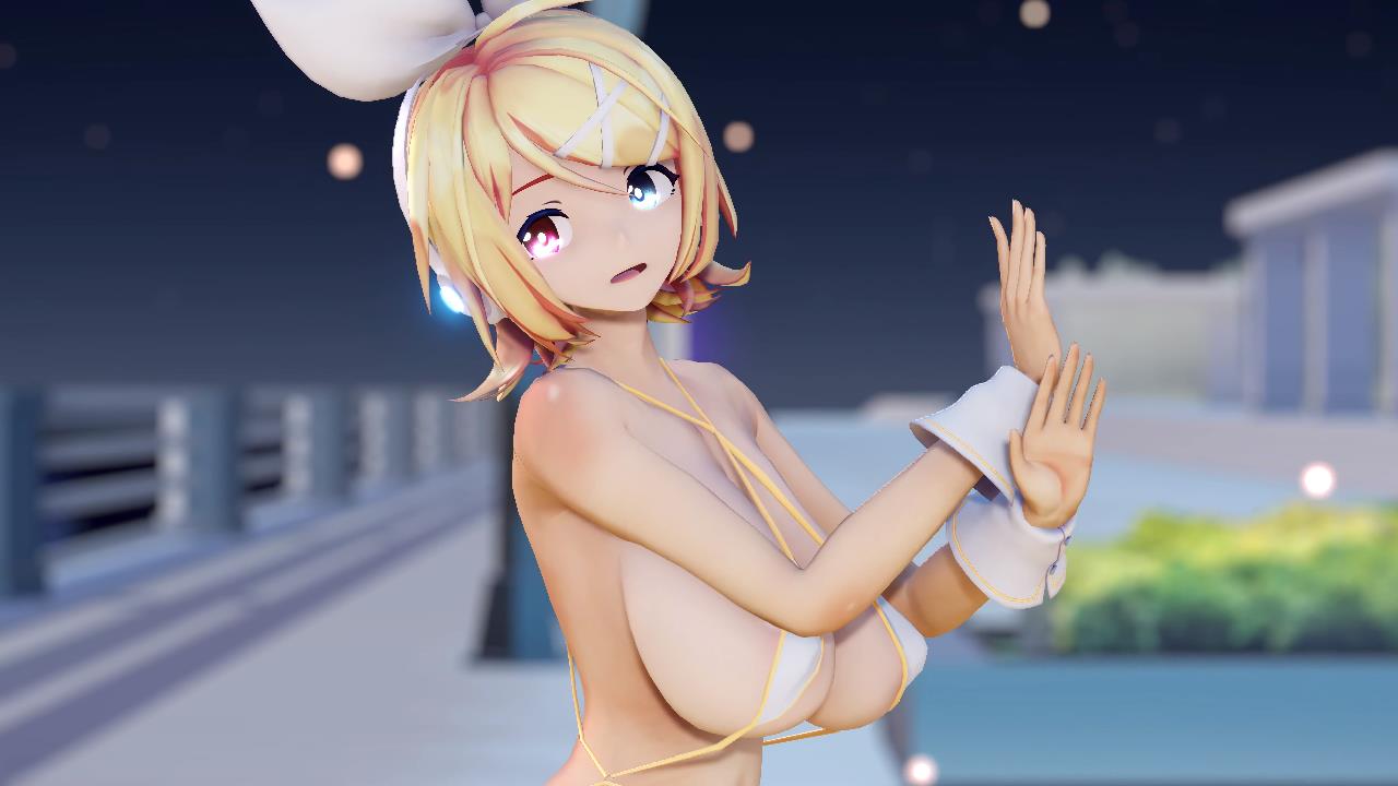 [MMD/4K]Gimme×Gimme 鏡音リン 水着 [539M]-神域次元