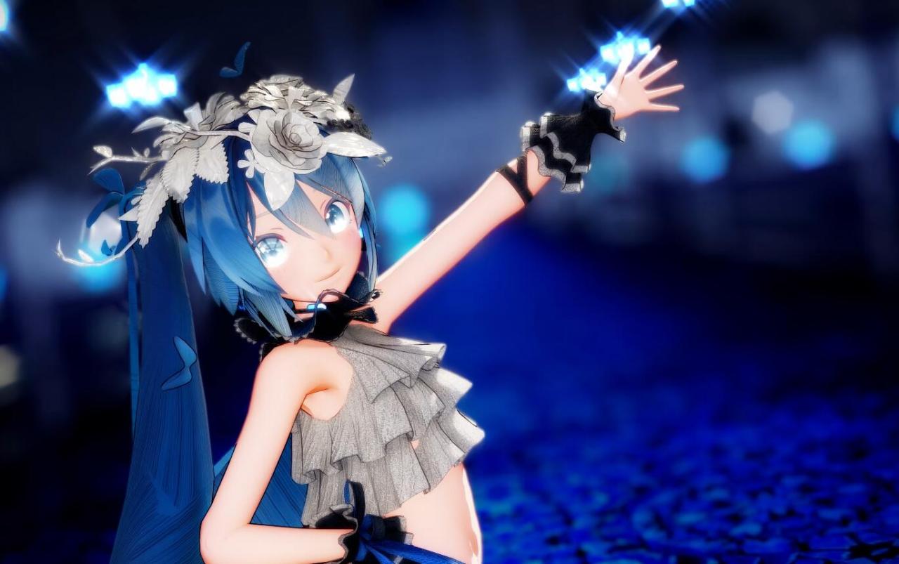 [MMD/4K画质]never ender – Sour式初音ミク [754M]-神域次元