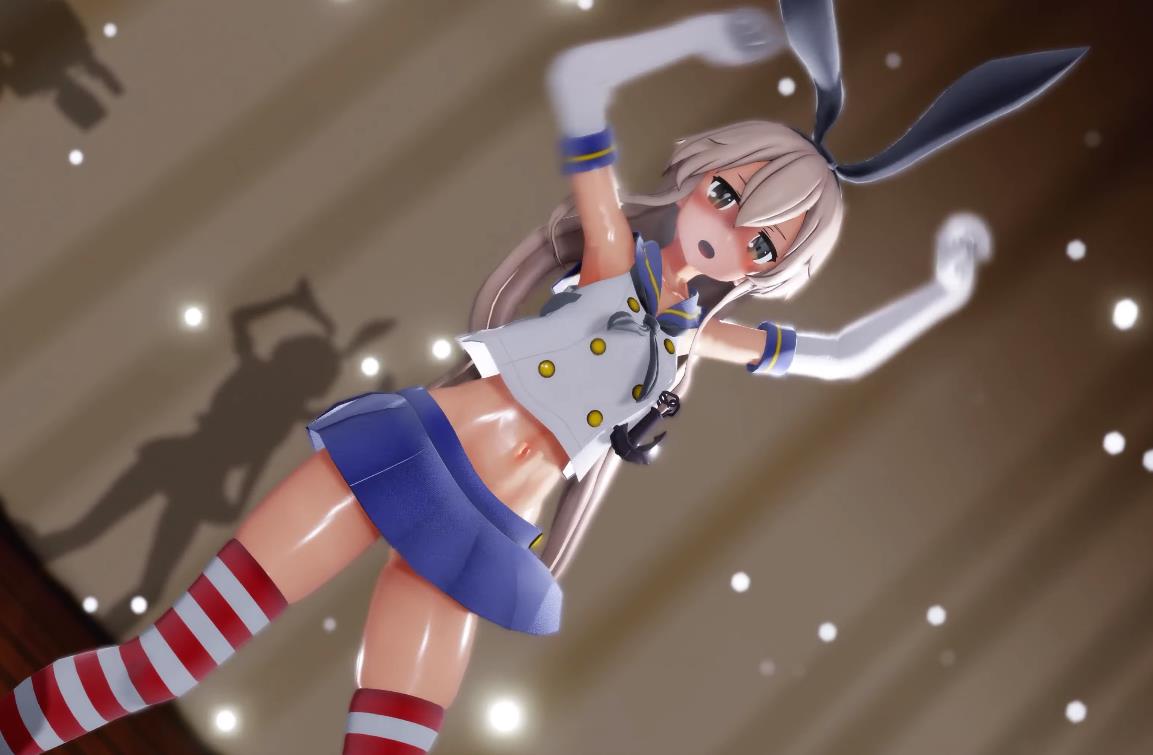 [MMD/4K] 島風の羞恥ライブ [266MB]-神域次元