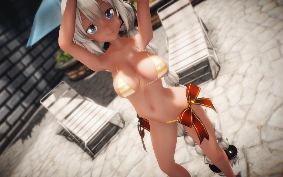 [MMD/4K] マイクロビキニあかりちゃんでまっさらブルージーンズ [804M/60fps]-神域次元