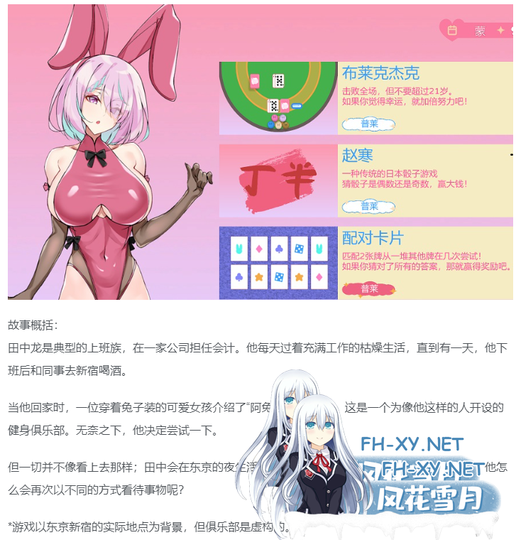 [SLG/汉化]兔女郎俱乐部：Usagi Health Club 汉化步兵版[新汉化/2.1G]-神域次元