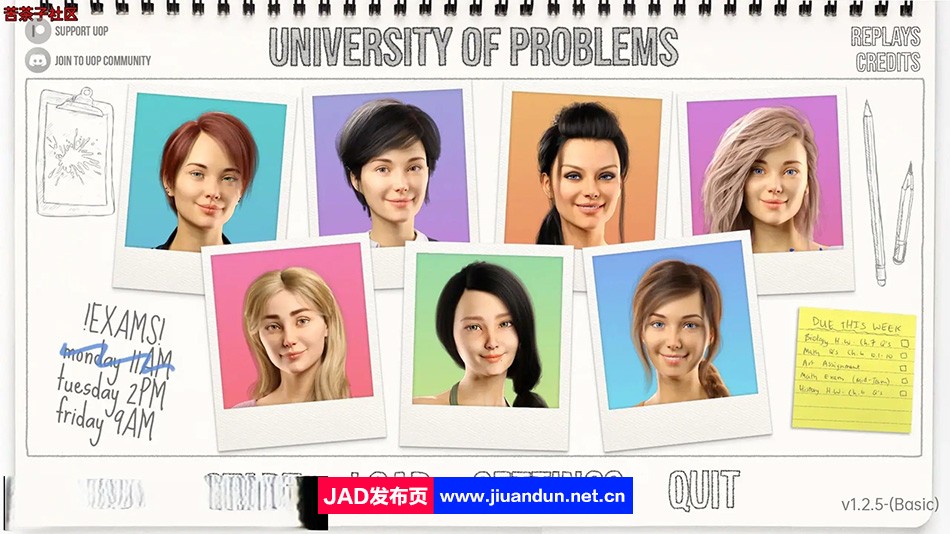 【欧美SLG/汉化/动态】学院情缘 University of Problems v1.4.5 Basic 汉化版【PC+安卓/4G】-神域次元