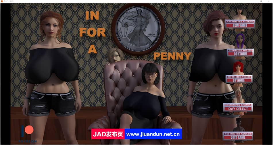 【欧美SLG/汉化/3D】一不做二不休 In for a Penny v0.49【PC+安卓/1.5G】-神域次元