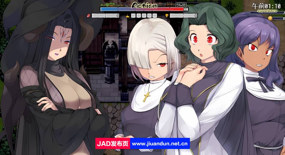 【RPG/汉化】银魔服务生存RPG：圣女的艰难生活 汉化作弊版+存档【新汉化/PC+安卓/2G】-神域次元