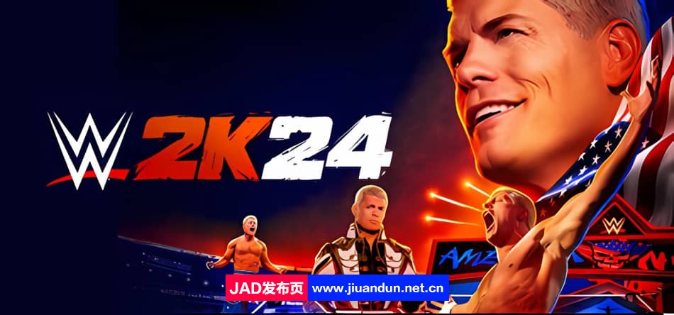 WWE 2K24 摔角狂热四十周年纪念版 v1.08版|集成全DLC|官方英文|容量89.25GB|支持键盘.鼠标|2024年05月16号更新-神域次元